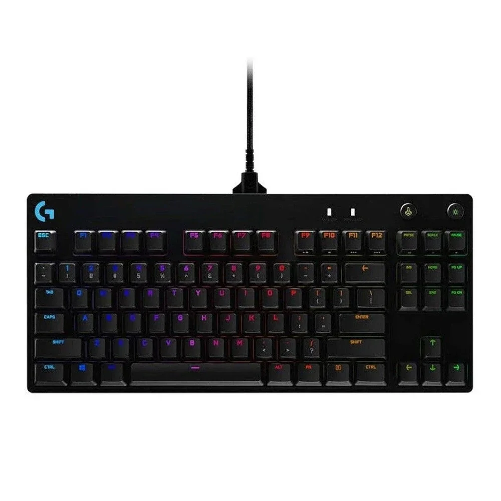 Logitech G PRO Mechanical Gaming Keyboard Portable Tenkeyless RGB Backlit Keys